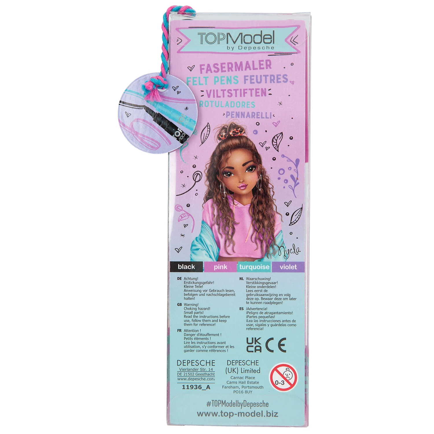 Depesche 11936 TOPModel Handlettering Stifte Set Fasermaler-Set 4 Stifte 6 Depesche 11936 TOPModel Handlettering Stifte Set Fasermaler-Set 4 Stifte – Bild 6