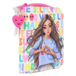 Depesche 11974 TOPModel Portemonnaie SELFLOVE Geldbörse Good Vibes Wörter -Nicii Plusch Geschaft 11974 3