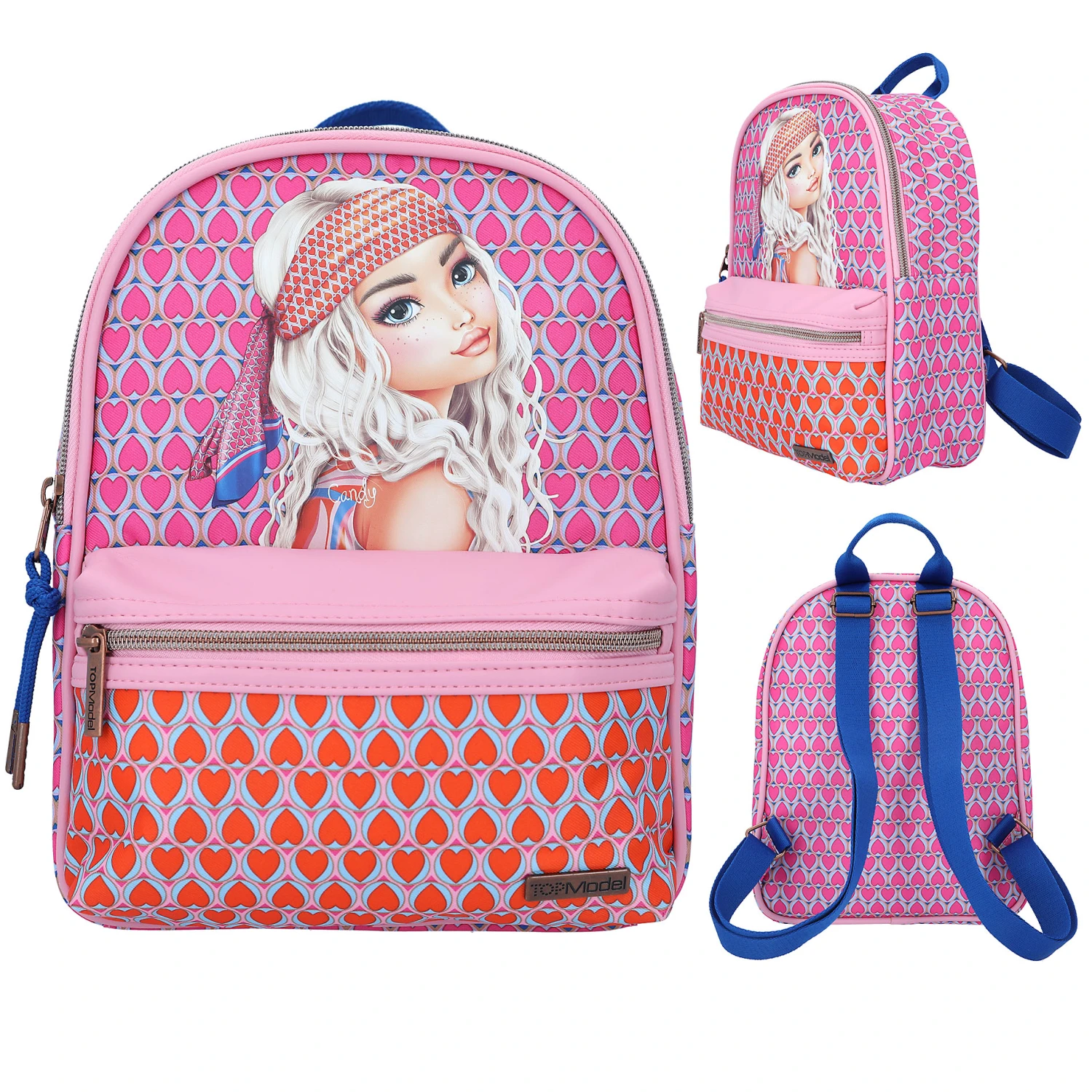 Depesche 11978 TOPModel Kleiner Rucksack SEVENTIES Candy Pink Hippie 1 Depesche 11978 TOPModel Kleiner Rucksack SEVENTIES Candy Pink Hippie