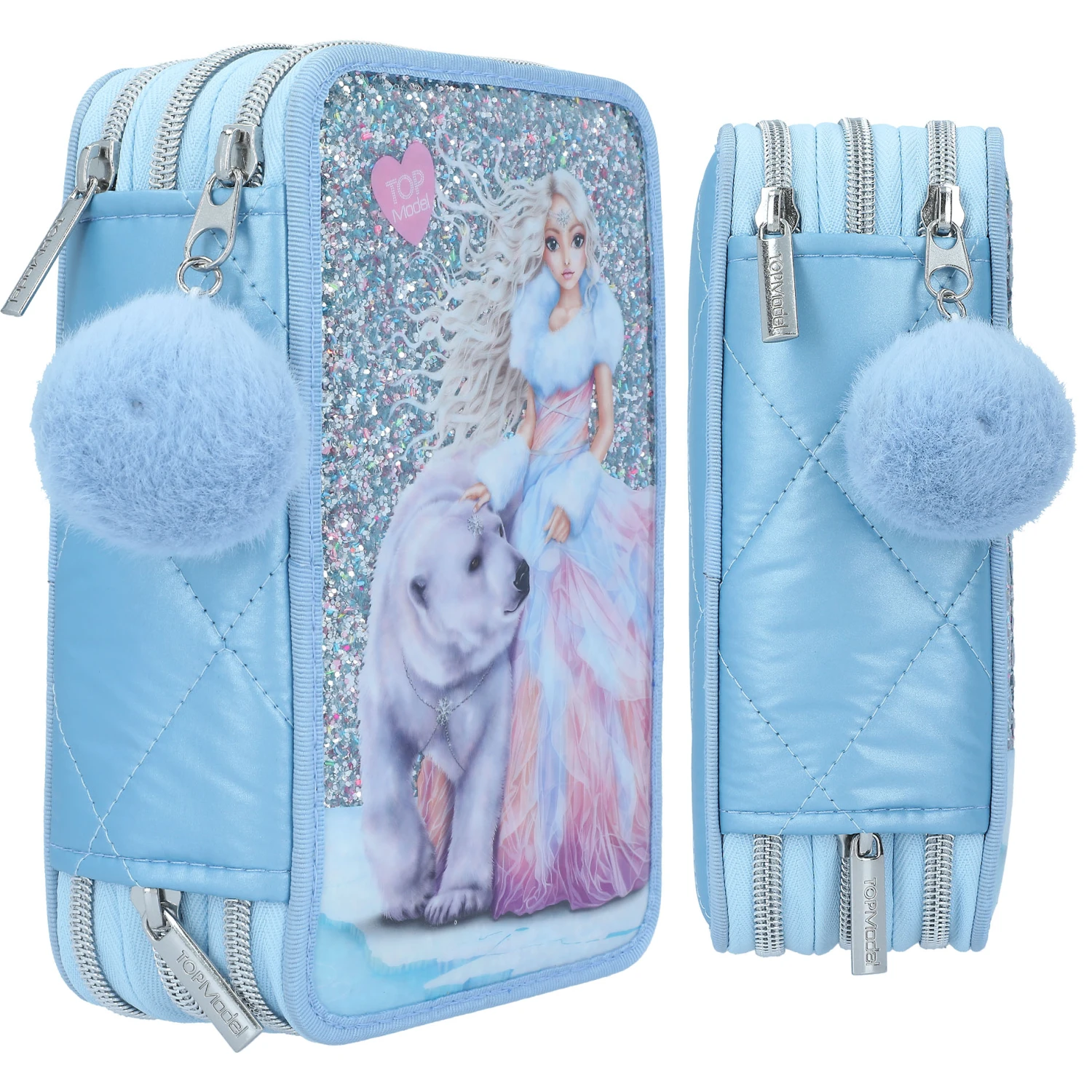 Depesche 11988 TOPModel 3-Fach Federtasche ICEWORLD Eisprinzessin Mit Eisbär 4 Depesche 11988 TOPModel 3-Fach Federtasche ICEWORLD Eisprinzessin Mit Eisbär – Bild 4