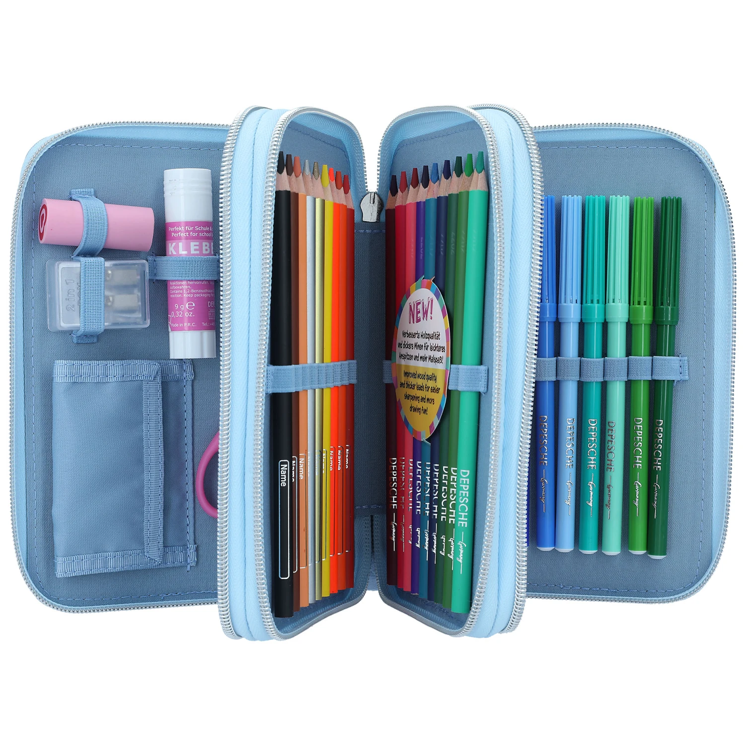 Depesche 11988 TOPModel 3-Fach Federtasche ICEWORLD Eisprinzessin Mit Eisbär 7 Depesche 11988 TOPModel 3-Fach Federtasche ICEWORLD Eisprinzessin Mit Eisbär – Bild 7