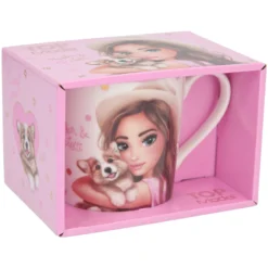 Depesche 12027 TOPModel Tasse Becher CORGI Hund & Hayden Rosa Geschenkverpackung -Nicii Plusch Geschaft 12027 5