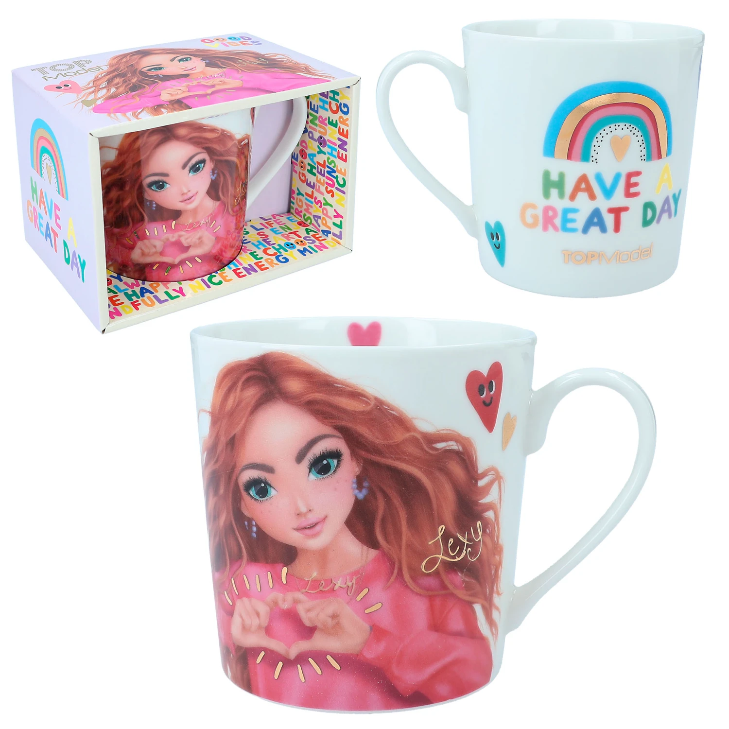 Depesche 12031 TOPModel Becher Tasse SELFLOVE Good Vibes Wörter Have A Great Day 1 Depesche 12031 TOPModel Becher Tasse SELFLOVE Good Vibes Wörter Have A Great Day