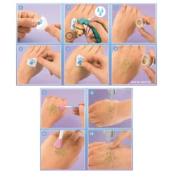 Depesche 12043 TOPModel Glitzer Tattoo Set ICEWORLD Eisprinzessin Mit Eisbär 12 Depesche 12043 TOPModel Glitzer Tattoo Set ICEWORLD Eisprinzessin Mit Eisbär -Nicii Plusch Geschaft 12043 6