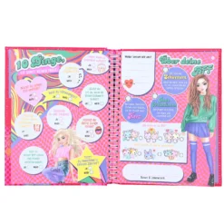 Depesche 12046 TOPModel Beste Freundinnen Buch BFF-Buch Fragen Rätsel Tests Spaß -Nicii Plusch Geschaft 12046 6