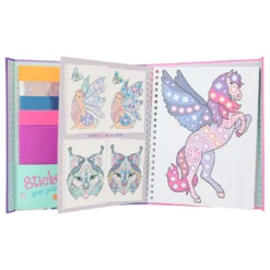 Depesche 12079 TOPModel Sticker Your Picture Fantasy Stickerbuch Aufkleberspaß -Nicii Plusch Geschaft 12079 05