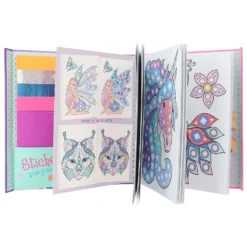 Depesche 12079 TOPModel Sticker Your Picture Fantasy Stickerbuch Aufkleberspaß -Nicii Plusch Geschaft 12079 06