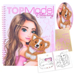 Depesche 12083 TOPModel Malbuch CORGI Hund & Hayden Rosa Colouring Book