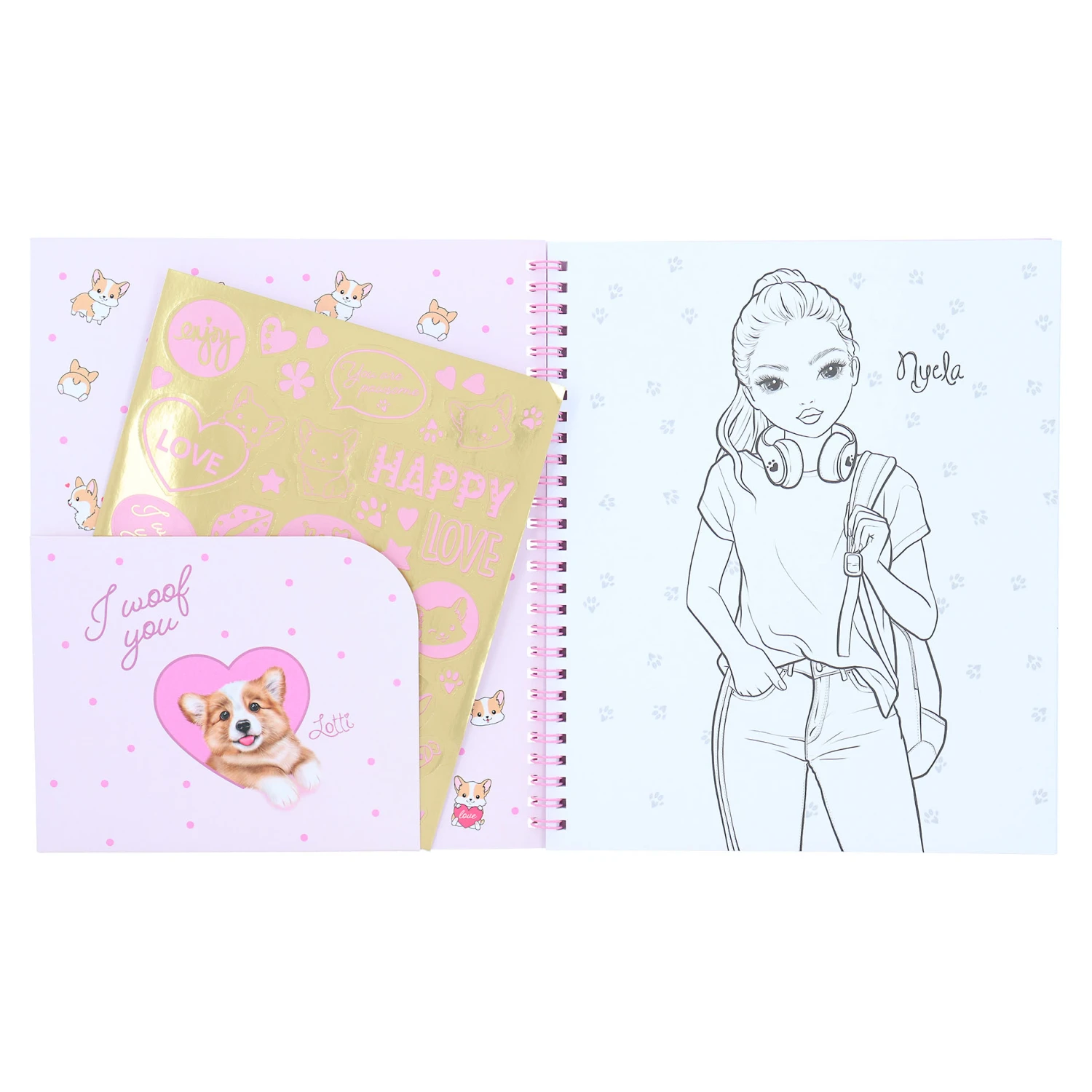 Depesche 12083 TOPModel Malbuch CORGI Hund & Hayden Rosa Colouring Book 6 Depesche 12083 TOPModel Malbuch CORGI Hund & Hayden Rosa Colouring Book – Bild 6