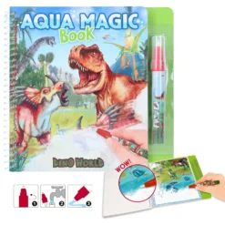 Depesche 12095 Dino World Aqua Magic Book Saurier-Mal-Magie Mit Wasserstift