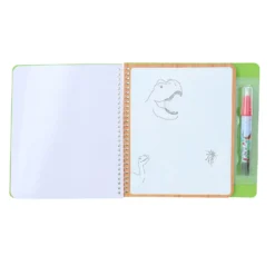Depesche 12095 Dino World Aqua Magic Book Saurier-Mal-Magie Mit Wasserstift -Nicii Plusch Geschaft 12095 4