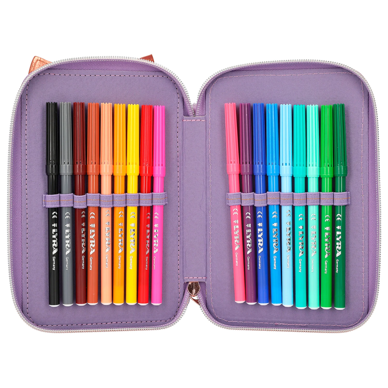 Depesche 12148 TOPModel 3-Fach Federtasche LILAC LEO LOVE Katze Katzenohren Lila 6 Depesche 12148 TOPModel 3-Fach Federtasche LILAC LEO LOVE Katze Katzenohren Lila – Bild 6