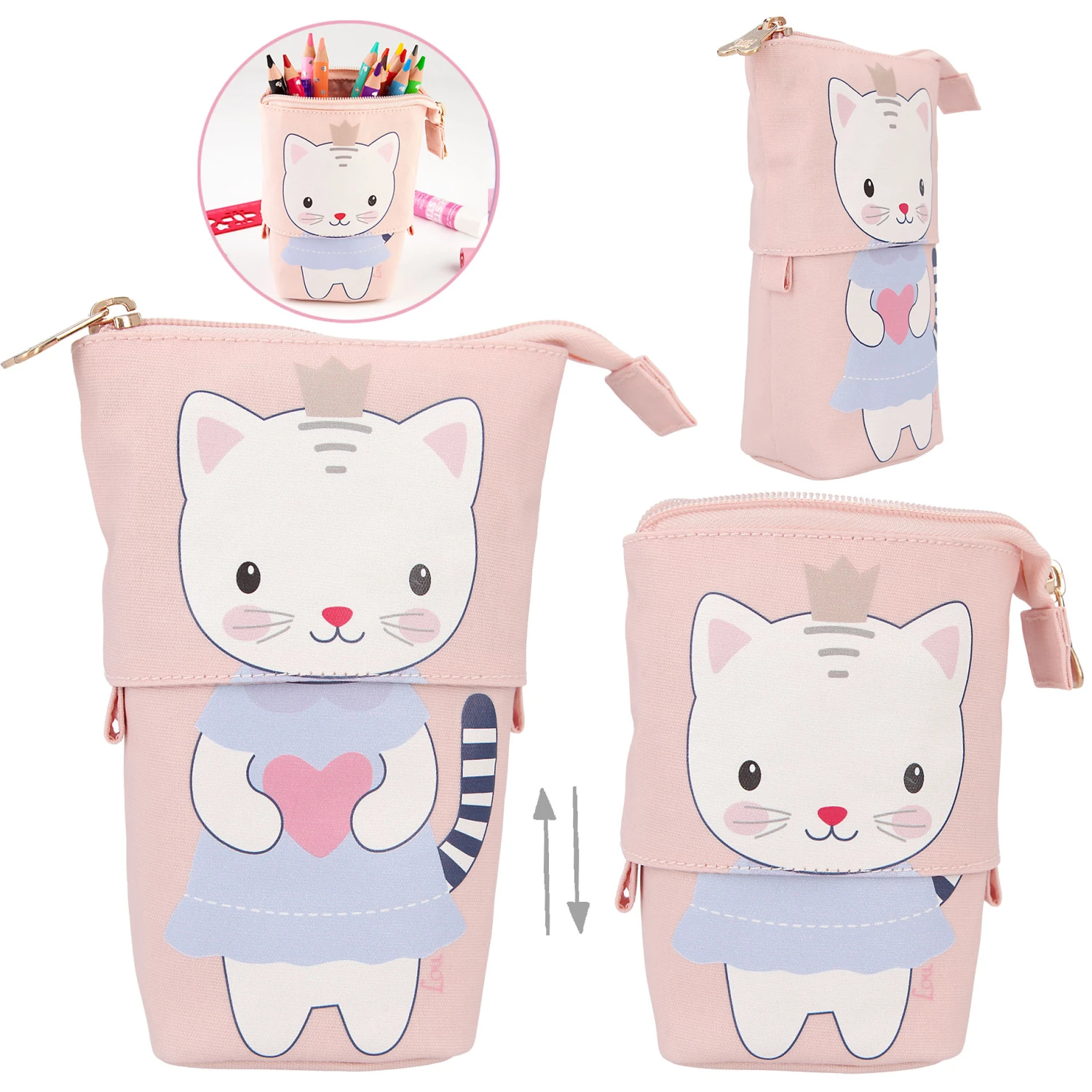 Depesche 12163 Princess Prinzessin Mimi Schlamper Stiftemäppchen Katze Lou 1 Depesche 12163 Princess Prinzessin Mimi Schlamper Stiftemäppchen Katze Lou