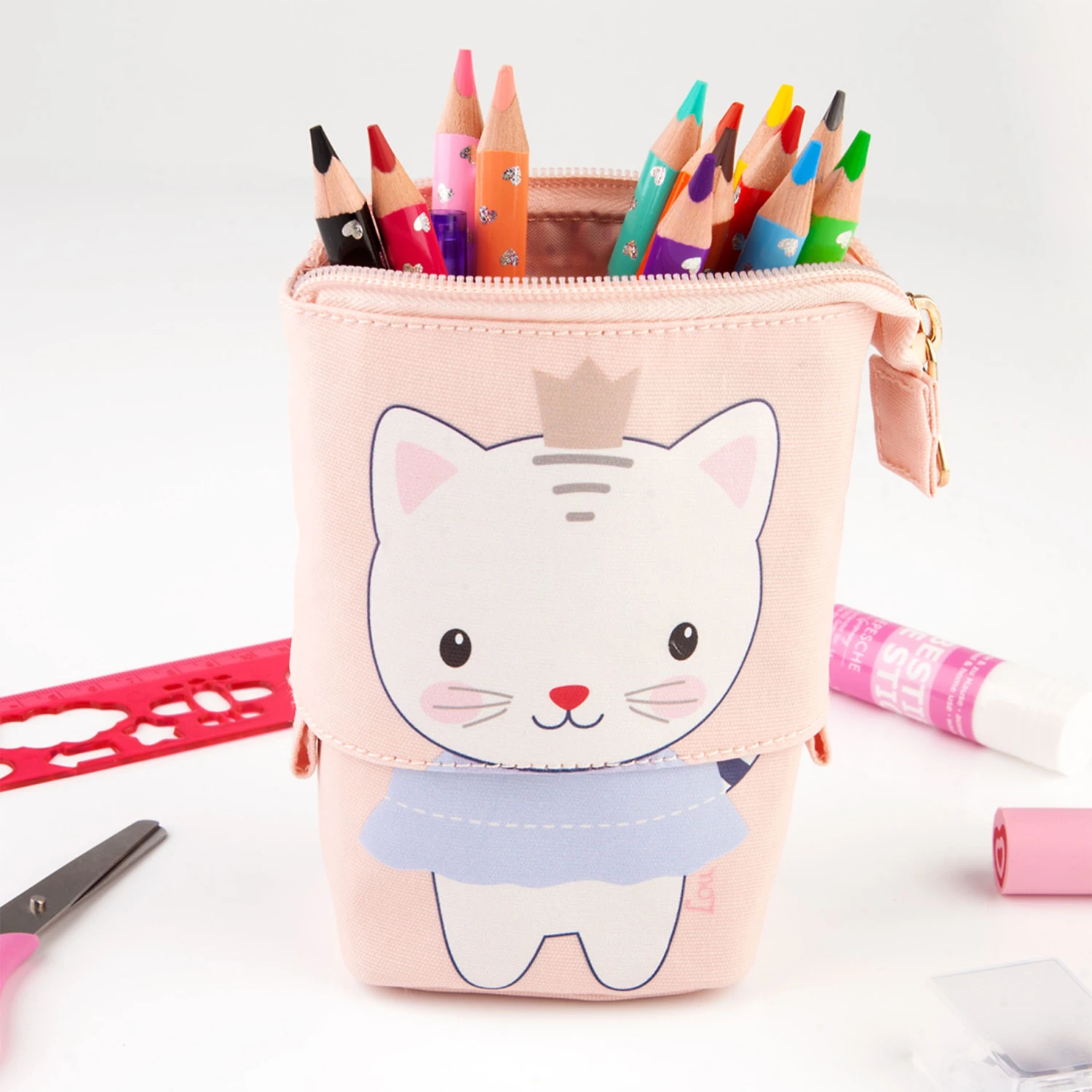 Depesche 12163 Princess Prinzessin Mimi Schlamper Stiftemäppchen Katze Lou 5 Depesche 12163 Princess Prinzessin Mimi Schlamper Stiftemäppchen Katze Lou – Bild 5