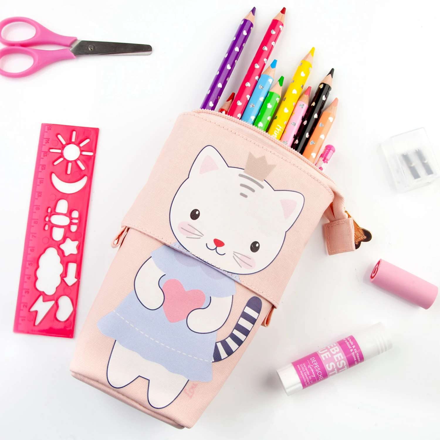 Depesche 12163 Princess Prinzessin Mimi Schlamper Stiftemäppchen Katze Lou 6 Depesche 12163 Princess Prinzessin Mimi Schlamper Stiftemäppchen Katze Lou – Bild 6