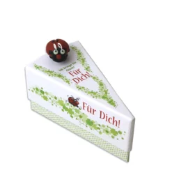 Geschenkschachtel Tortenstück - Für Dich! 1281