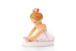 Little Drops Of Water Ballerina Im Rosa Tutu Ballett Dehnen Sitzen 18086