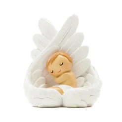 Little Drops Of Water Baby Schläft Beschützt In Engelsflügeln Figur 185208YX