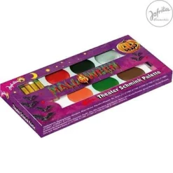 Jofrika 749816 Theater Schminkpalette Halloween Theaterschminke + Stifte Set