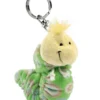 Nici 25818 Schlüsselanhänger Flibbies Raupe Wurm Grün Kringel Ca 12cm Plüsch