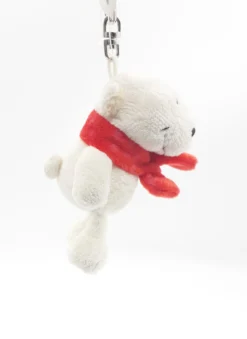 Nici 25950 Schlüsselanhänger Eisbär Mit Rotem Schal 10cm Plüsch Polar Bär -Nicii Plusch Geschaft 25950 3 scaled