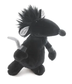 Nici 28994 Schwarze Ratte Rock Star Baby 15cm Plüsch Kuscheltier