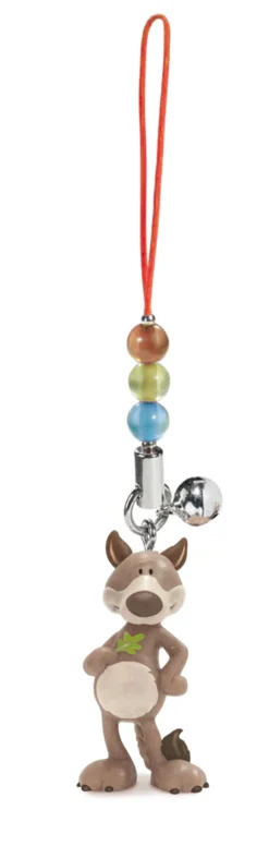 Nici 34031 Beauties Handyanhänger Woody Wulf Wolf Einzelfigur Ca 10cm Lang