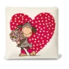 Nici 34608 Kissen Schaf Jolly Mäh Herz Blumen I Love You 26x26cm Plüsch