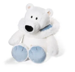Nici 34726 Eisbär Mit Kapuze 15cm Plüsch Kuscheltier Schlenker White World