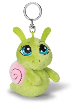 Nici 36438 Schlüsselanhänger Schnecke Grün Ca 10cm Plüsch Sweet Hearts