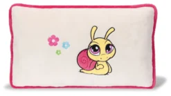 Nici 36458 Kissen Schnecke Gelb 43x25cm Plüsch Sweet Hearts
