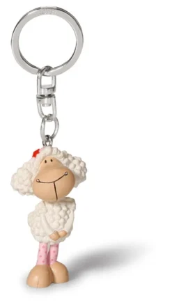 Nici 36944 Keyfriends Schlüsselanhänger Schaf Jolly Sue Jolly Mäh PVC 5cm