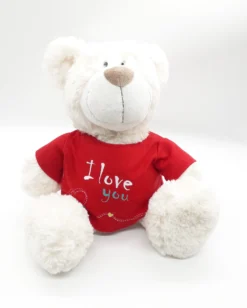 Nici 37756.1 Classic Bear Creme Mit Rotem T-Shirt "I Love You" 35cm Plüsch Schlenker -Nicii Plusch Geschaft 37756 1 10 scaled
