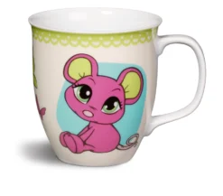 Nici 37793 Tasse Pinke Maus Sweet Hearts Porzellan Kaffeetasse Teetasse