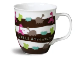 Nici 38653 Tasse A Wild Adventure Allover 9,5x10cm Porzellan Wild Friends 400ml