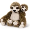 Nici 40510 Faultier Pärchen Mutter & Kind (20cm/12cm) Wild Friends Plüsch Sloth