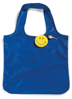 Nici 41533 Smiley Schlüsselanhänger 8cm Mit Integrierter Shopping Bag Einkaufstasche