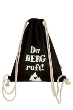 Gilde 41596 Textil Leuchtbeutel "Der Berg Ruft" Pferd Reiten Schulterbeutel