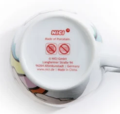 Nici 42234 Tasse Einhorn Rainbow Flair + Theodor & Friends 8x10cm Porzellan -Nicii Plusch Geschaft 42234 02 ZA me