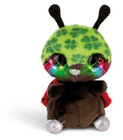 Nici 42476 Blinking Marienkäfer Luckymacky Mit LED-Augen Ca 12cm Plüsch