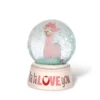 Nici 42707 Schüttelkugel Schneekugel La-La-Lama-Love Lama Rosa 6,5cm