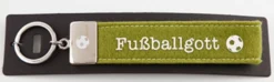 Depesche 4298 Glücksfilz Schlüsselband Anhänger 011 Fußballgott