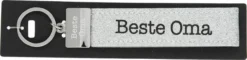 Depesche 4298 Glücksfilz Schlüsselband Anhänger 005 Beste Oma (Glitzer)