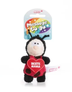 Nici 44858 Message To Go Loop 8cm Marienkäfer – Beste Mama