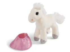 Nici 44895 Weißes Pferd White Peach Stehend Mit Satteldecke 16cm Plüsch -Nicii Plusch Geschaft 44895 07 ZA me