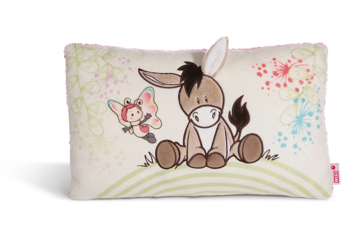 Nici 48576 Kissen Esel Und Schmetterling Mit 3D-Element Plüsch Hello Spring 1 Nici 48576 Kissen Esel Und Schmetterling Mit 3D-Element Plüsch Hello Spring