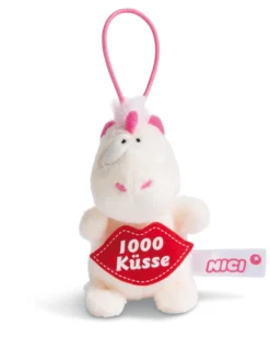 Nici 44984 Message To Go Loop 8cm Einhorn Theodor - 1000 Küsse -Nicii Plusch Geschaft 44984 01 HA Frei 1638x2048