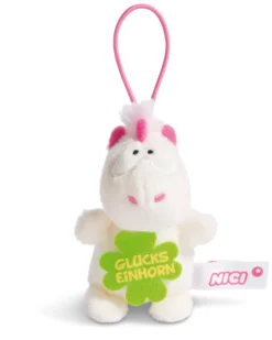 Nici 44985 Message To Go Loop 8cm Einhorn Theodor - GLÜCKSEINHORN -Nicii Plusch Geschaft 44985 01 HA Frei 1638x2048