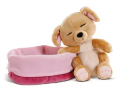Nici 45374 Sleeping Puppies Schlafendes Hundebaby Im Körbchen 16cm Karamell -Nicii Plusch Geschaft 45374 03 ZA Frei 2048x1536