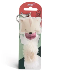 Nici 45580 Guardian Animals Katze Beige 12cm Taschenanhänger Kunstleder